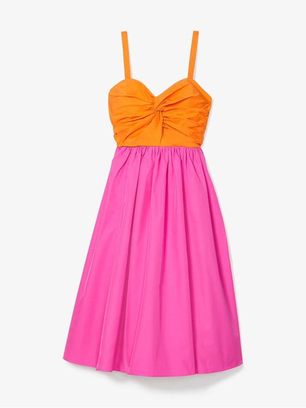 NWOT Kate Spade Twist Bodice Colorblocked Dress Size 6